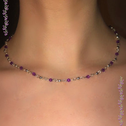 Purple Fairy Necklace