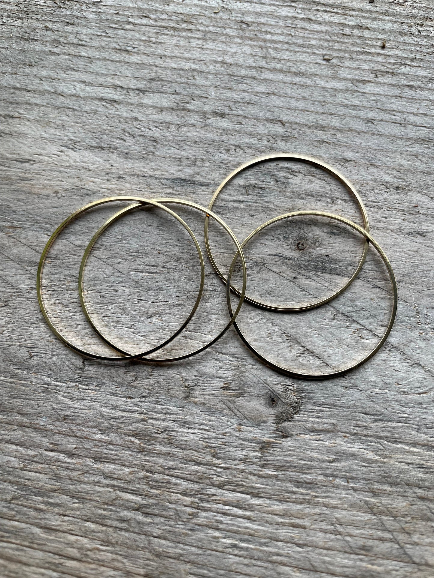 Circle connector KC Gold 38mm