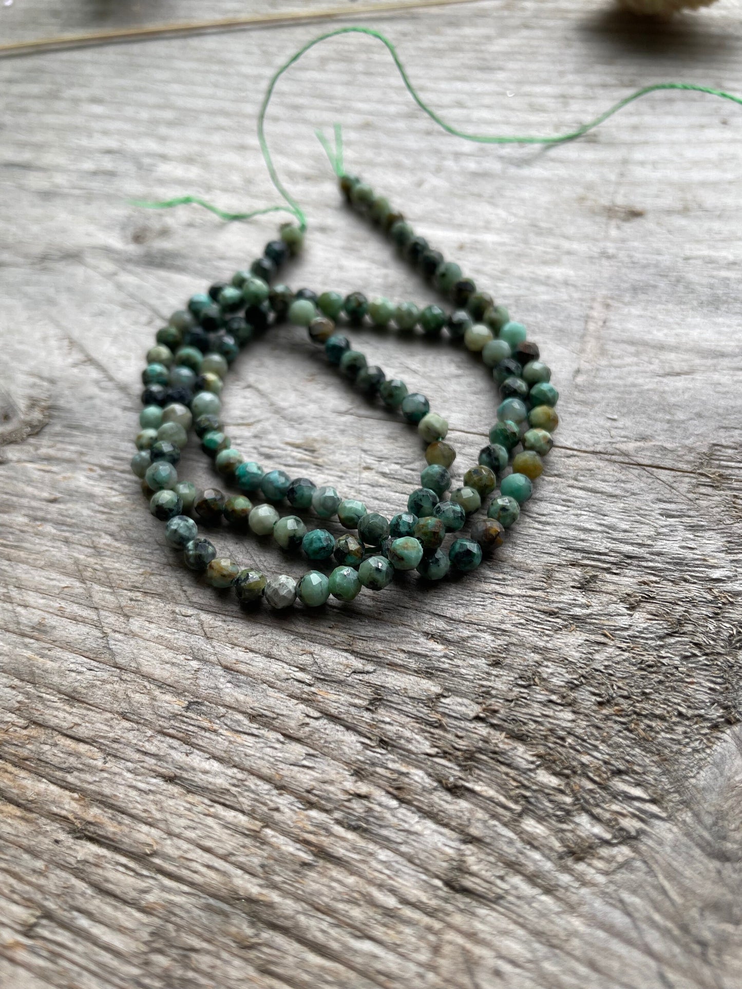 African Turquoise beads 3mm