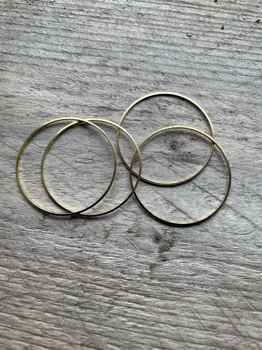 Circle connector KC Gold 38mm