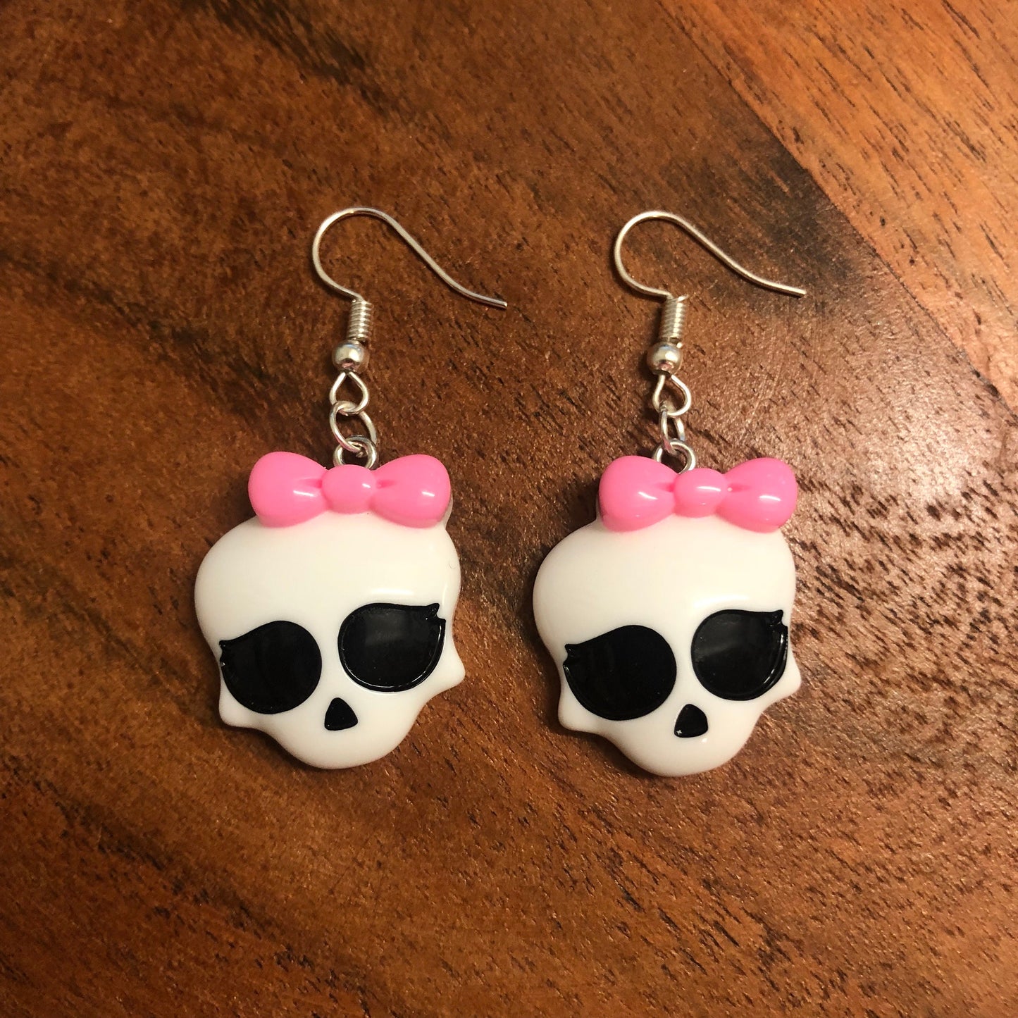 Creepy Cute Skull Earrings | In Ear and Clip Ons Available | Halloween, Spooky, y2k, Monster High, Unique, Statement, Scene Jewellery