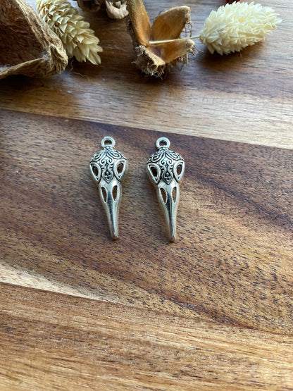 Skeleton bird head 35 x 13mm