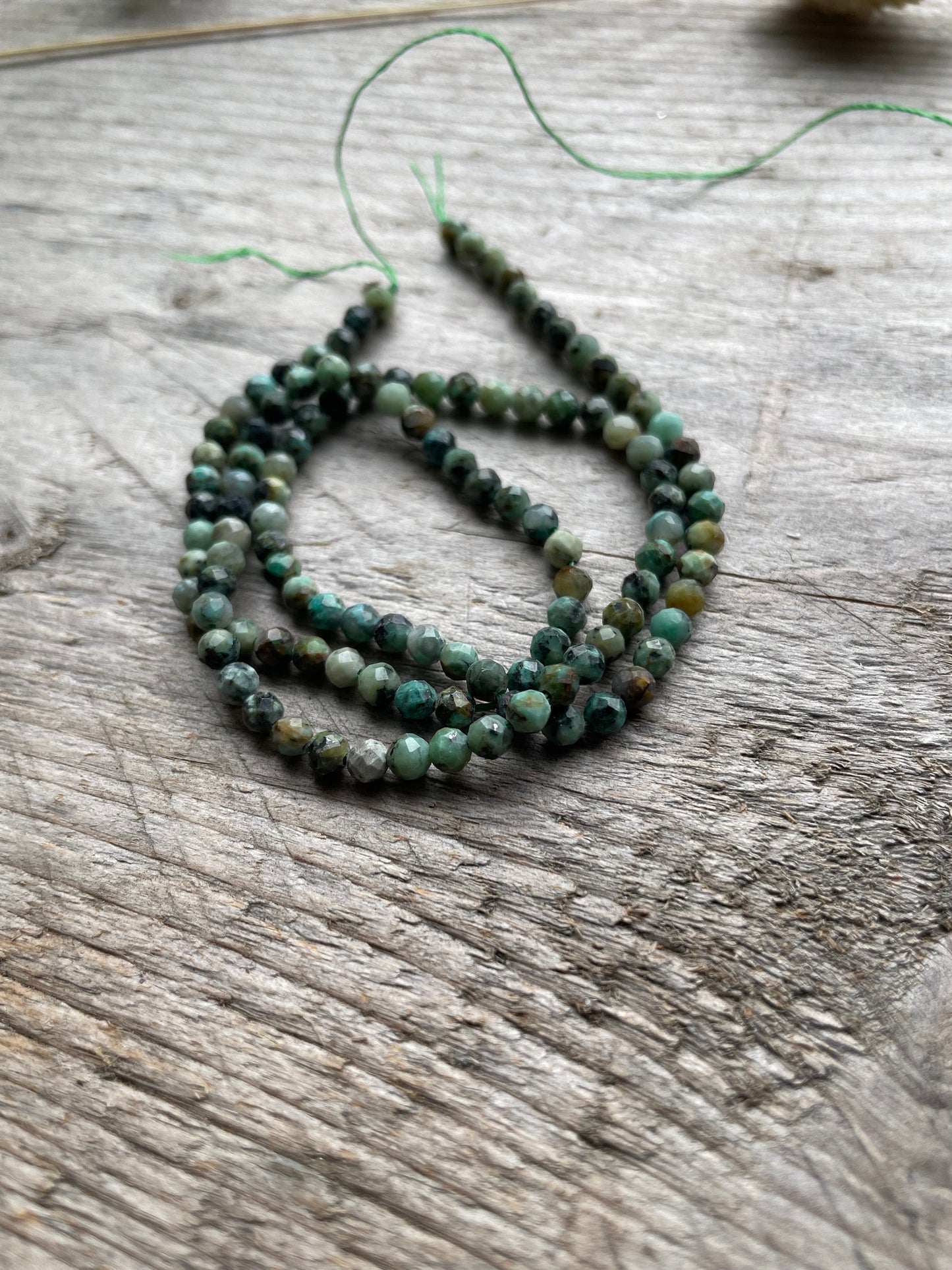 African Turquoise beads 2mm