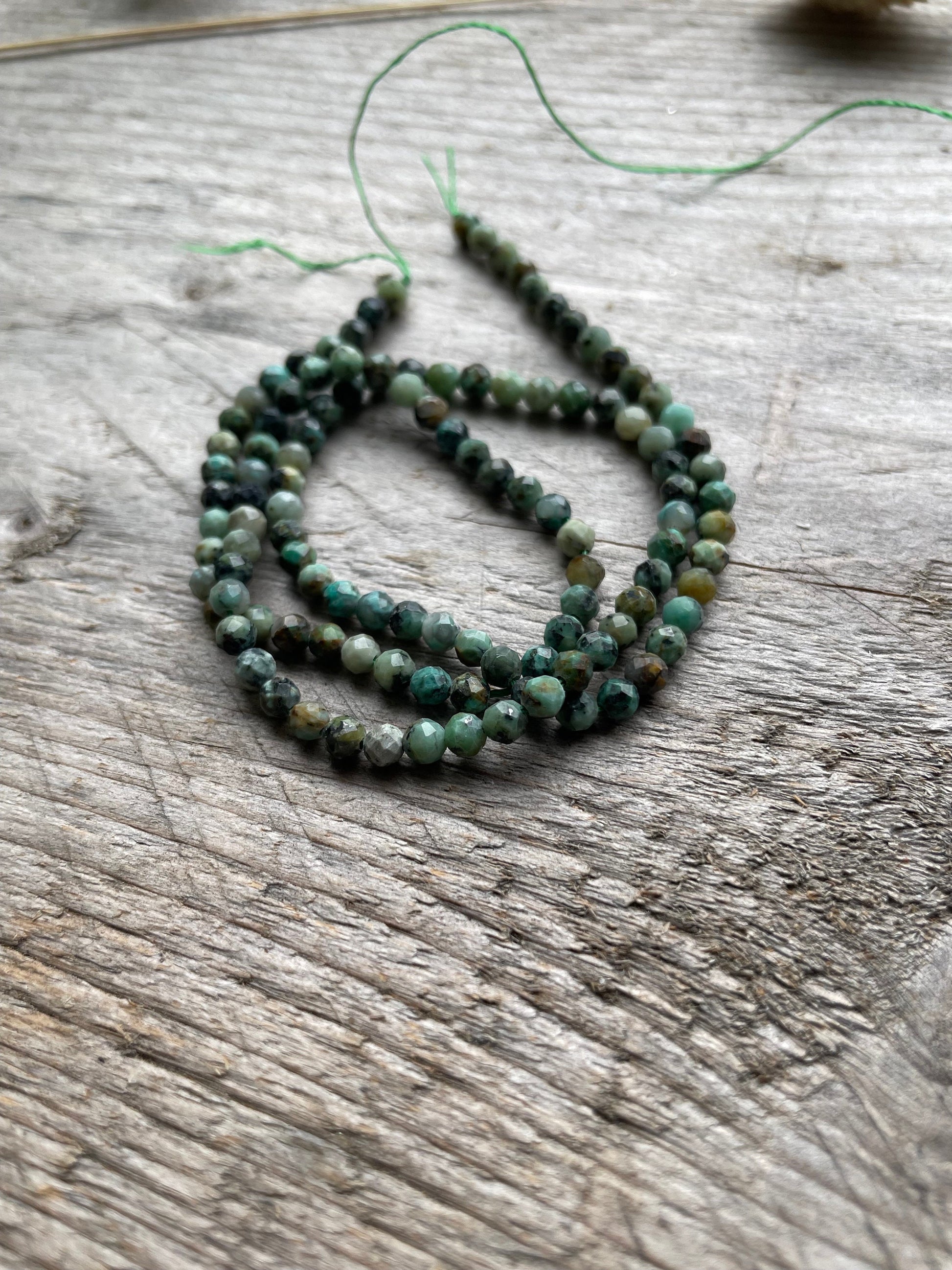 African Turquoise beads 2mm