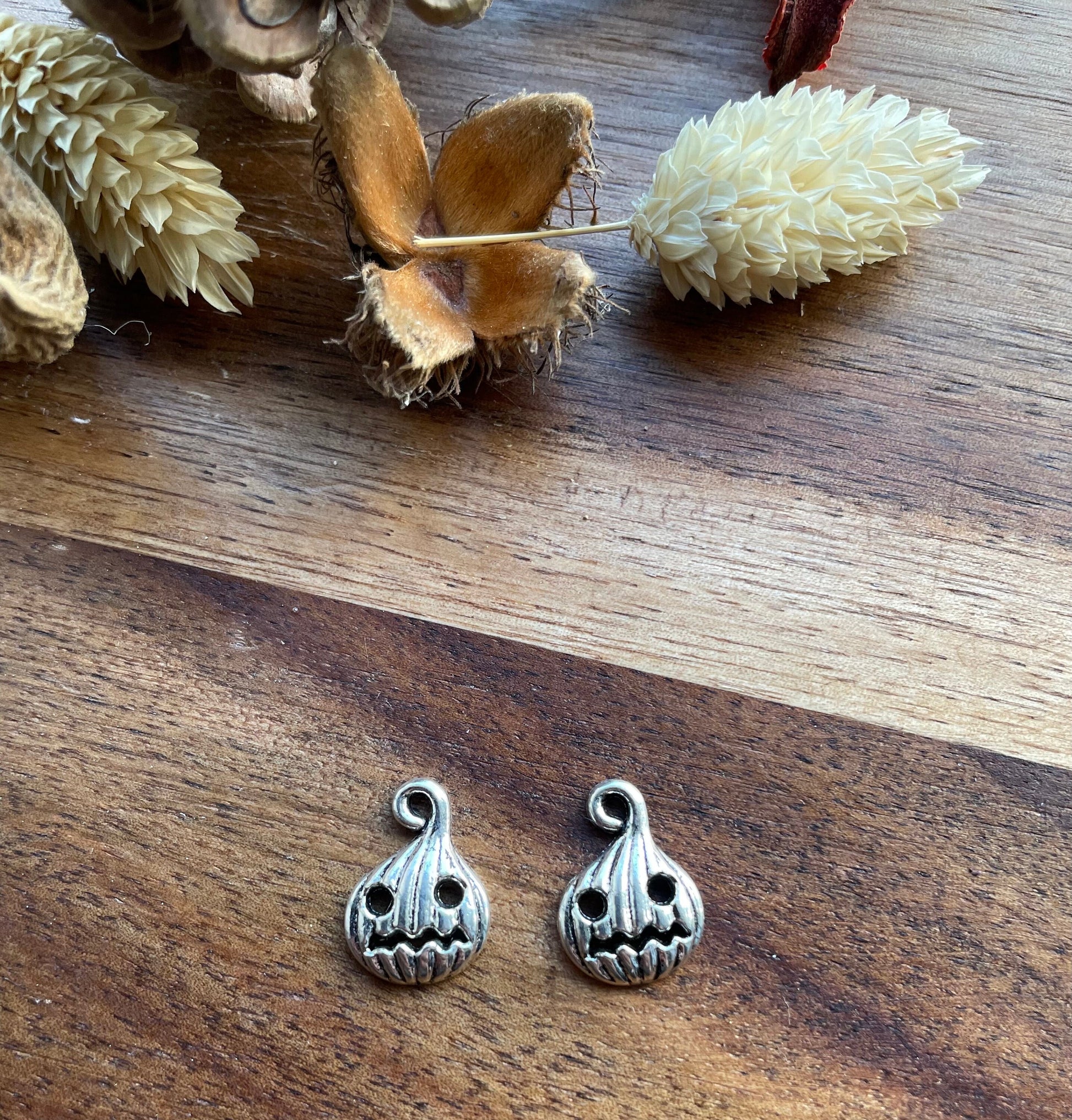 Pumpkin head charms