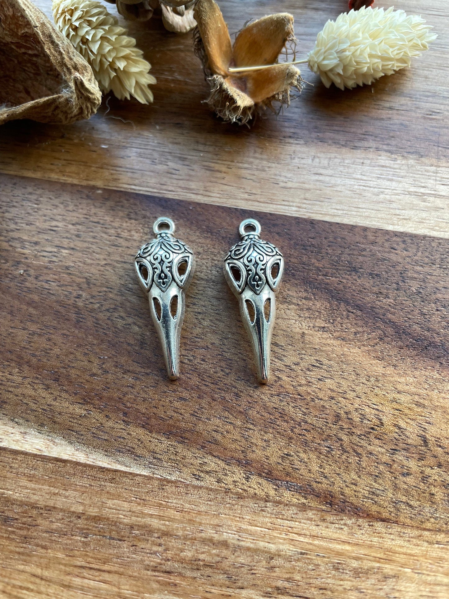 Skeleton bird head 35 x 13mm