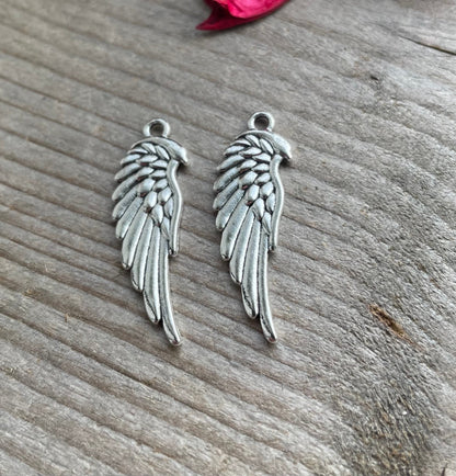 Angel wing charms