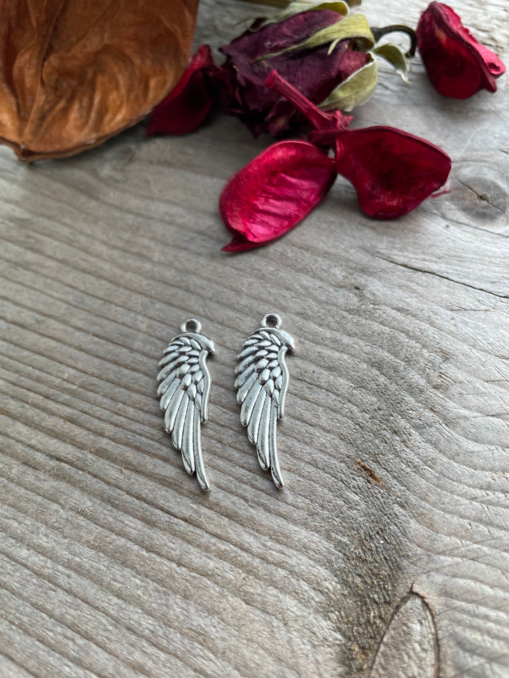 Angel wing charms