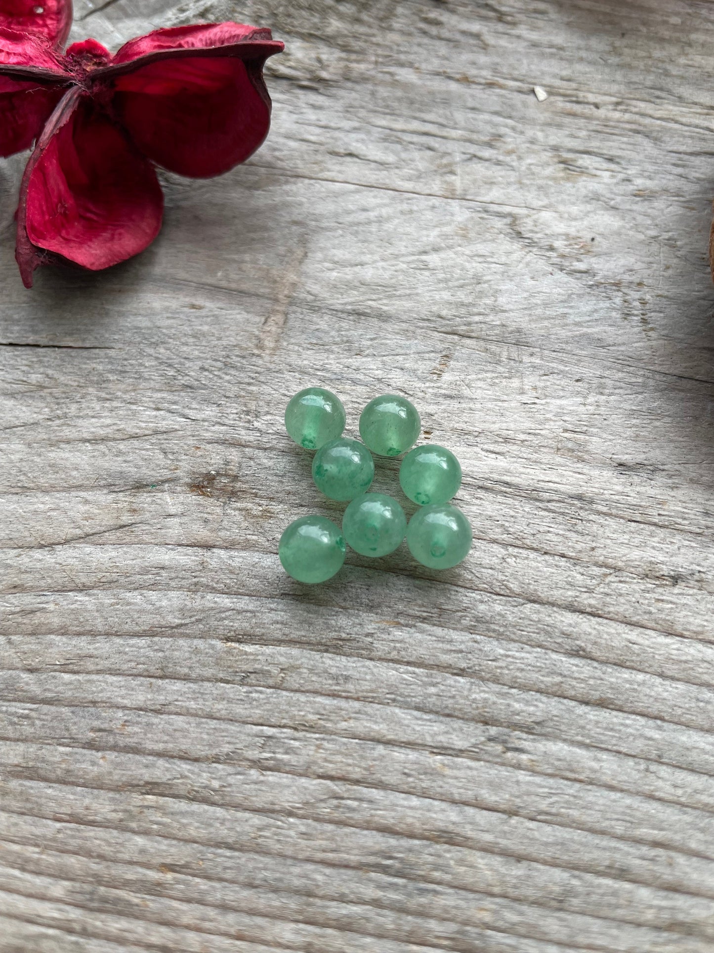 green adventurine 6mm beads