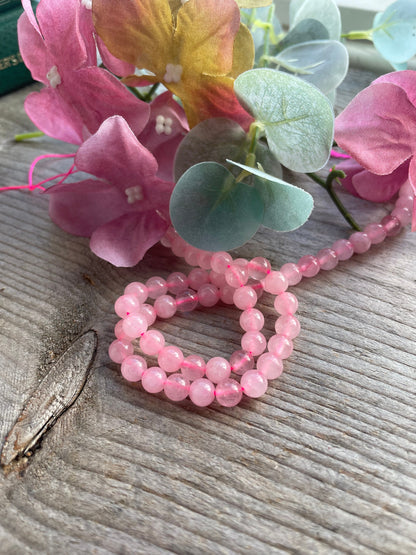 Rose quartz 6mm beads