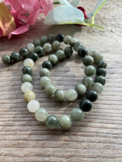 Green grass agate 8mm