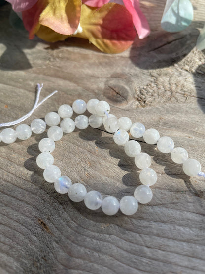 Rainbow moonstone 6mm beads