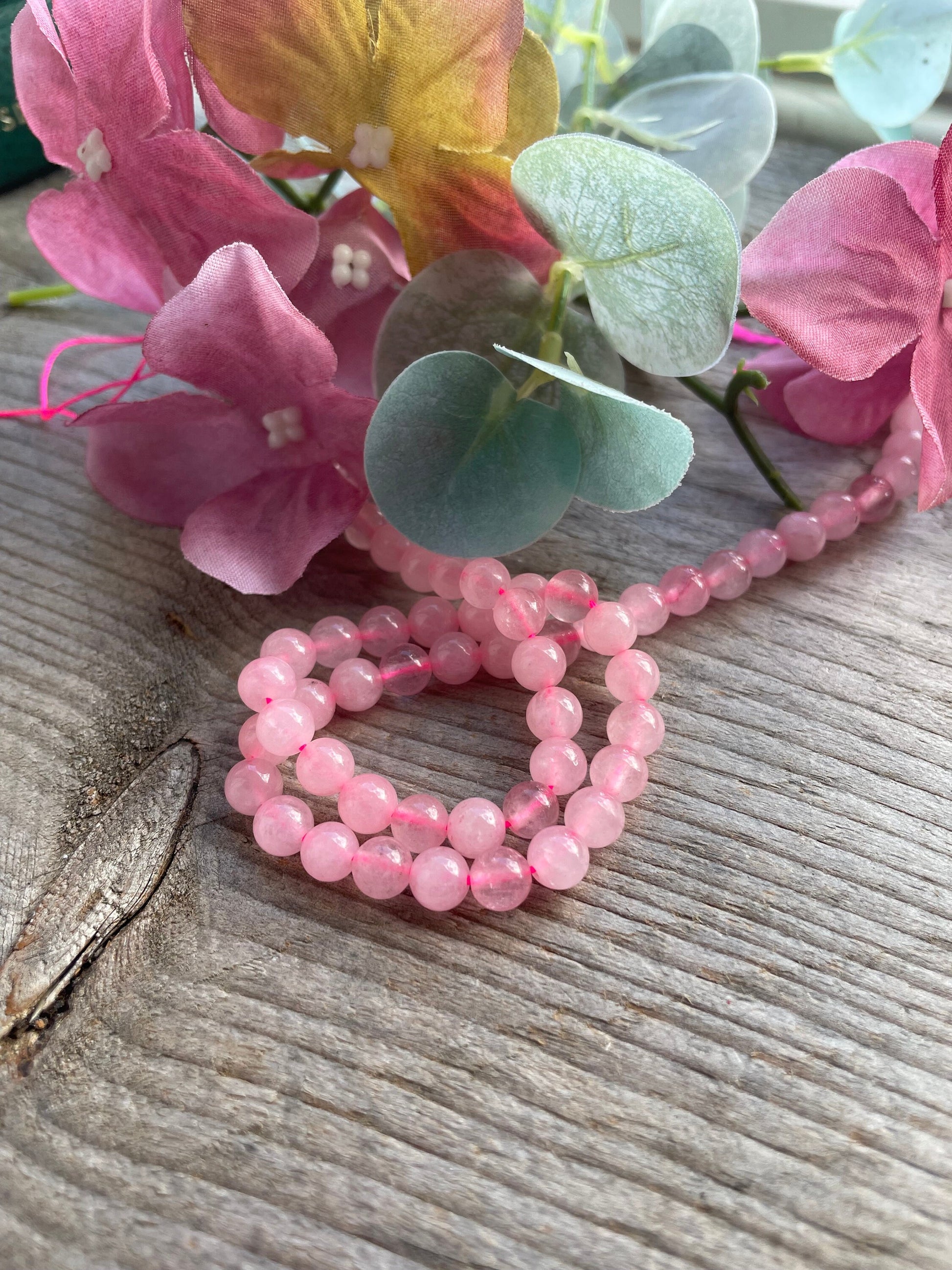 Rose quartz 6mm beads