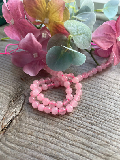 Rose quartz 6mm beads