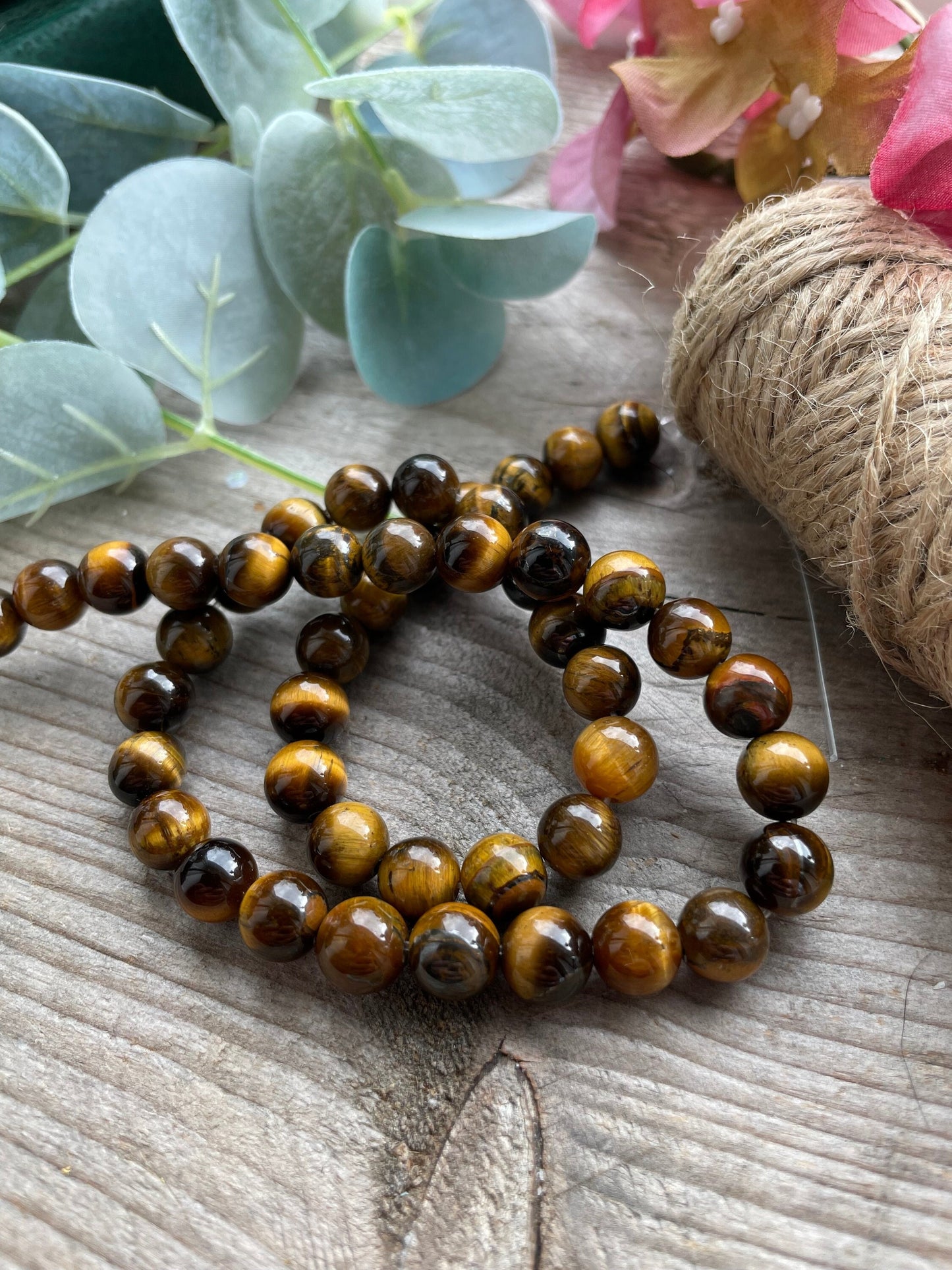 Tigers eye 8mm bead