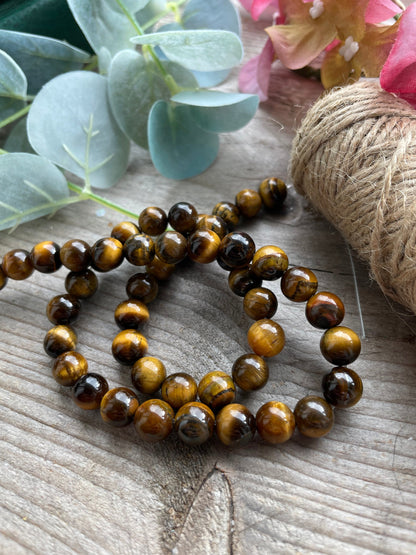 Tigers eye 8mm bead