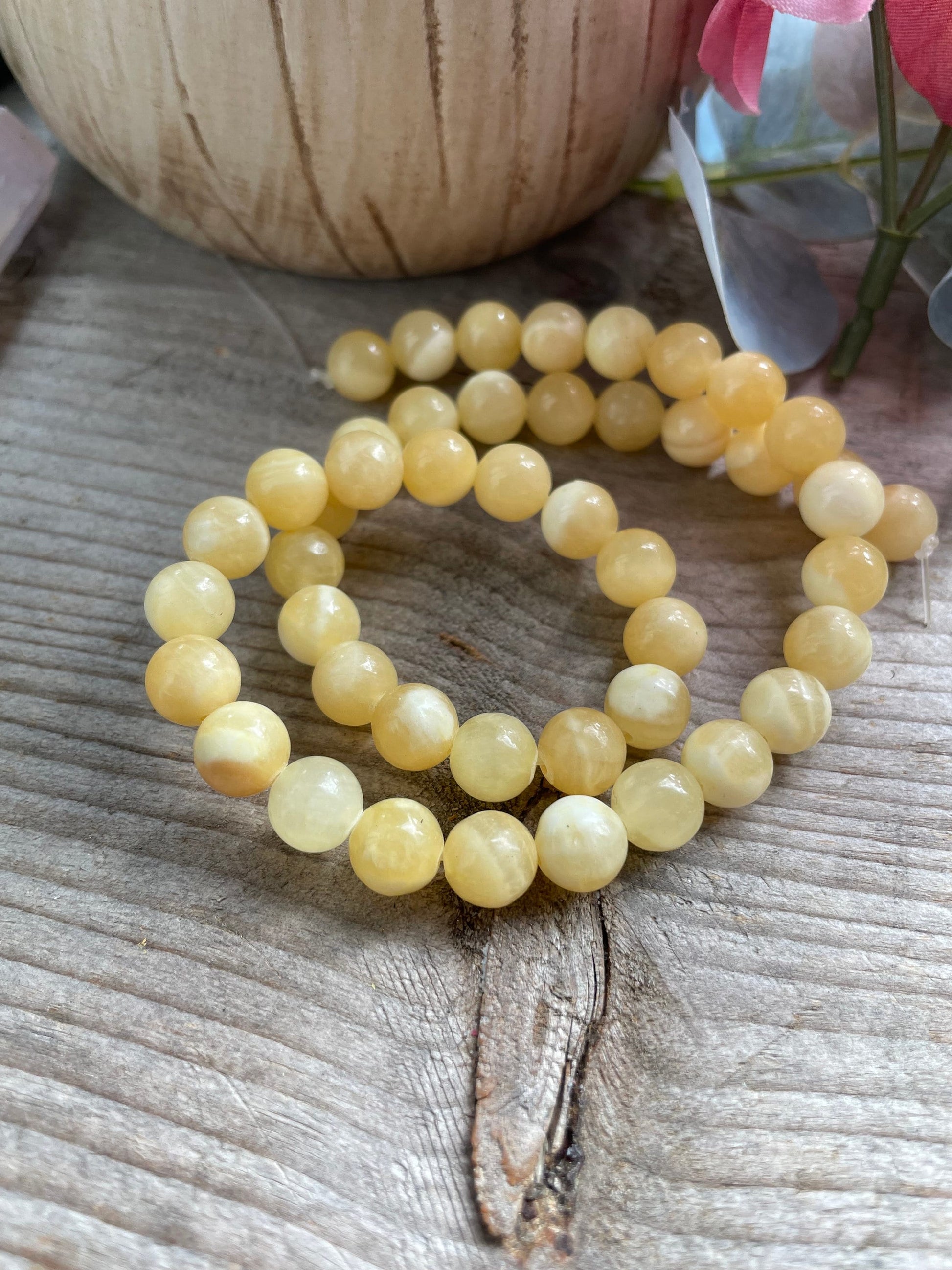 Maize yellow jade 8mm