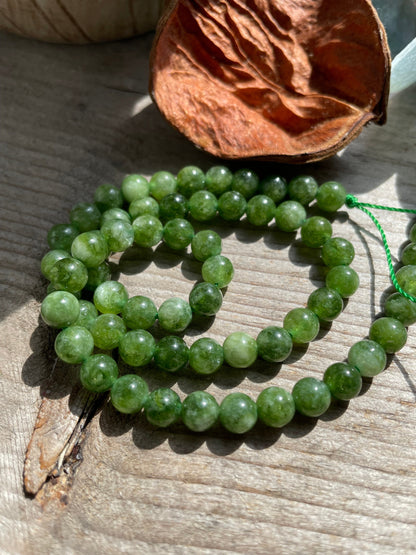 Green Jade 6mm beads