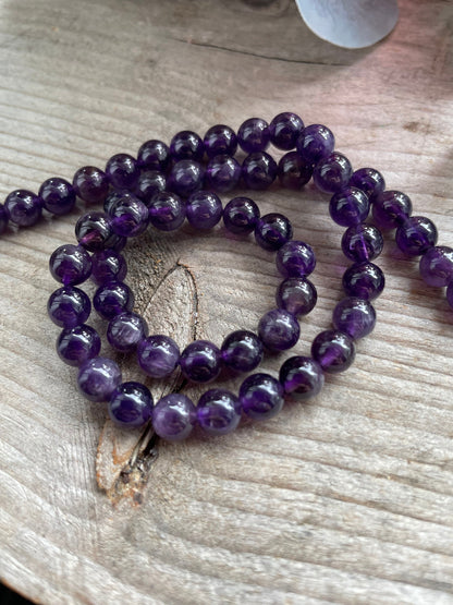 Amethyst AAA 6mm beads