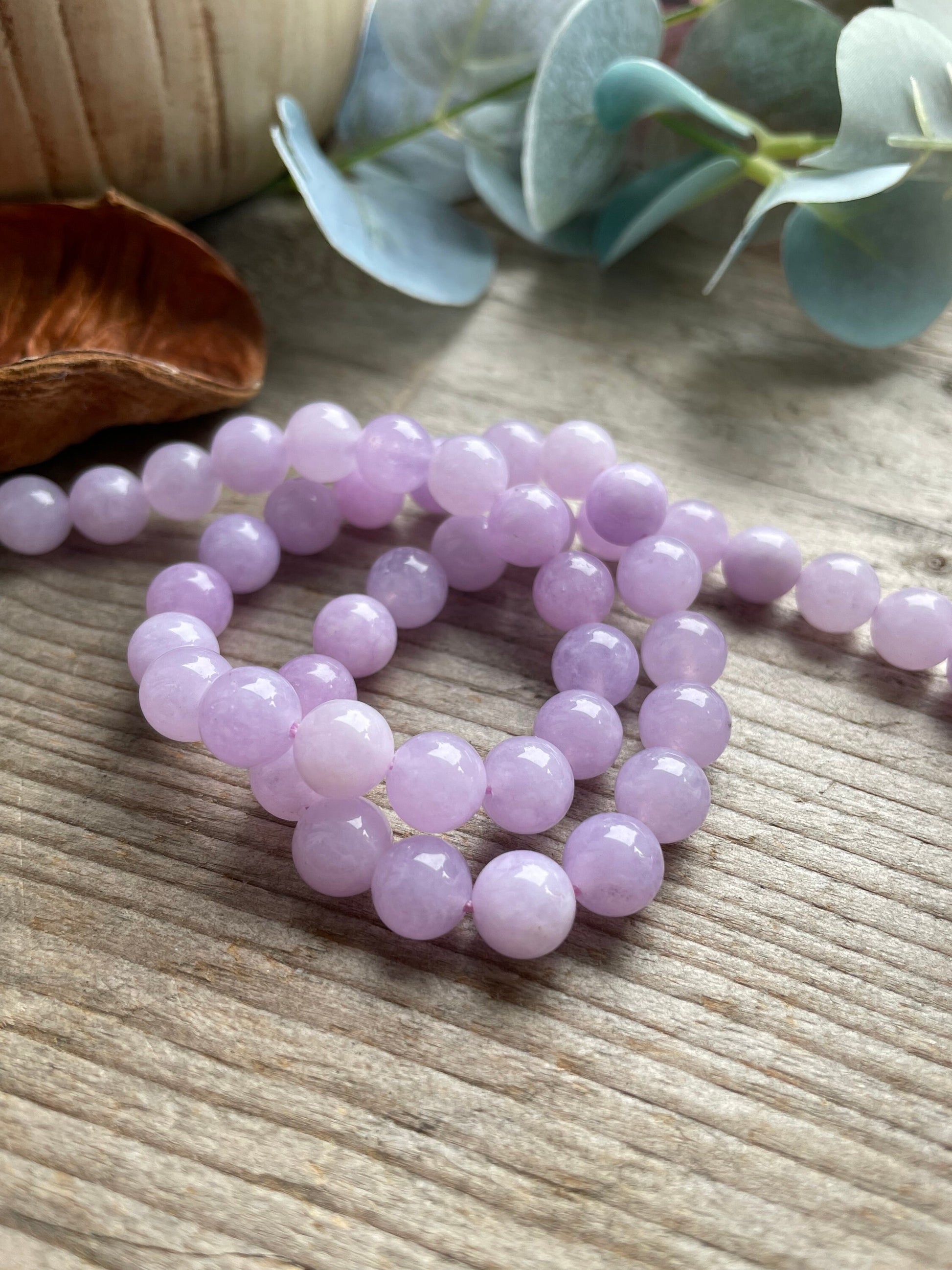 Purple Angelite 8mm beads