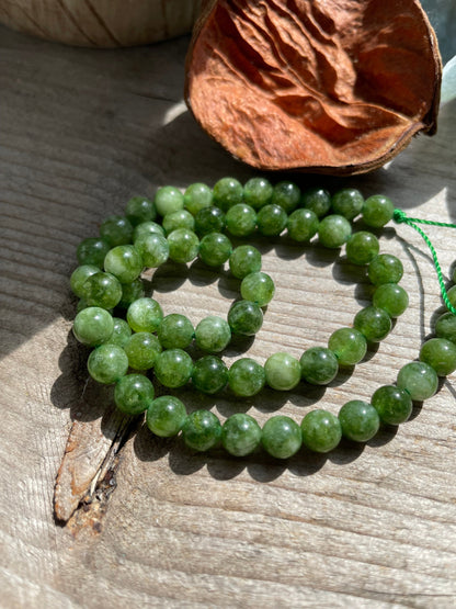 Green Jade 6mm beads