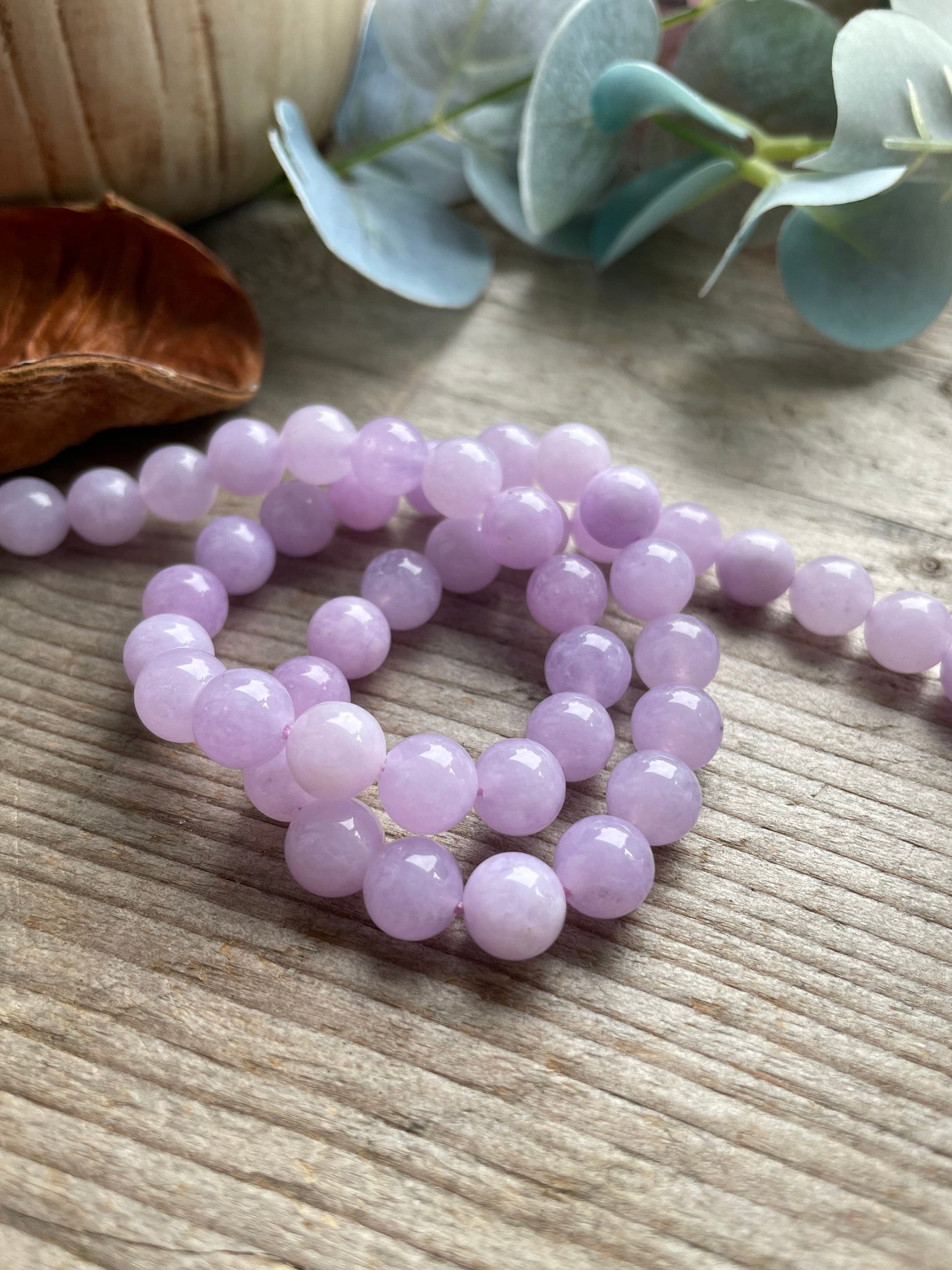 Purple Angelite 8mm beads