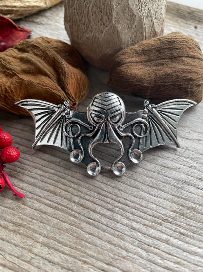 Cthulu inspired hair barrette, Victorian Gothic, Hair accessories, Cosplay