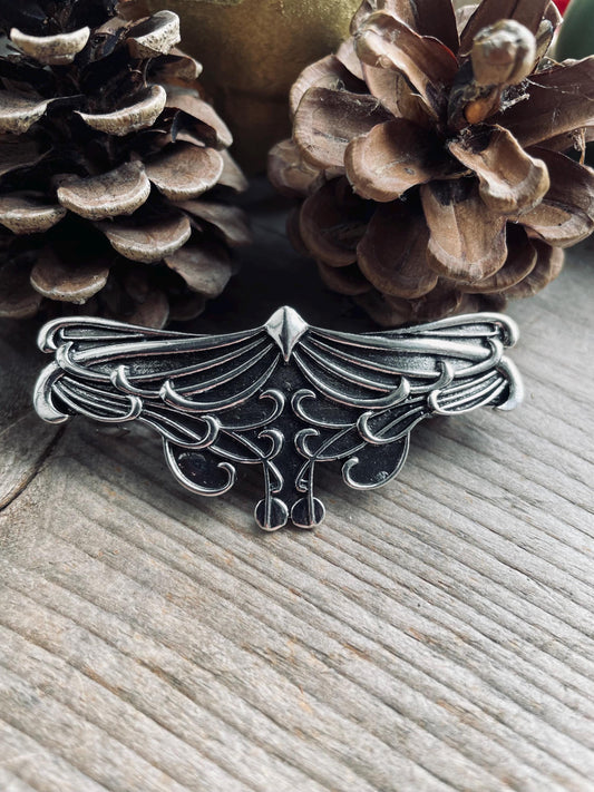 Art Nouveau Moth/Butterfly hair barrette