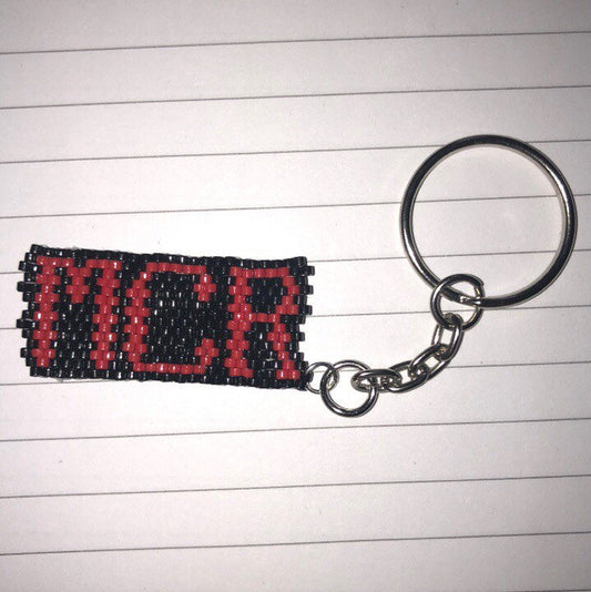 My Chemical Romance Beaded Keyring