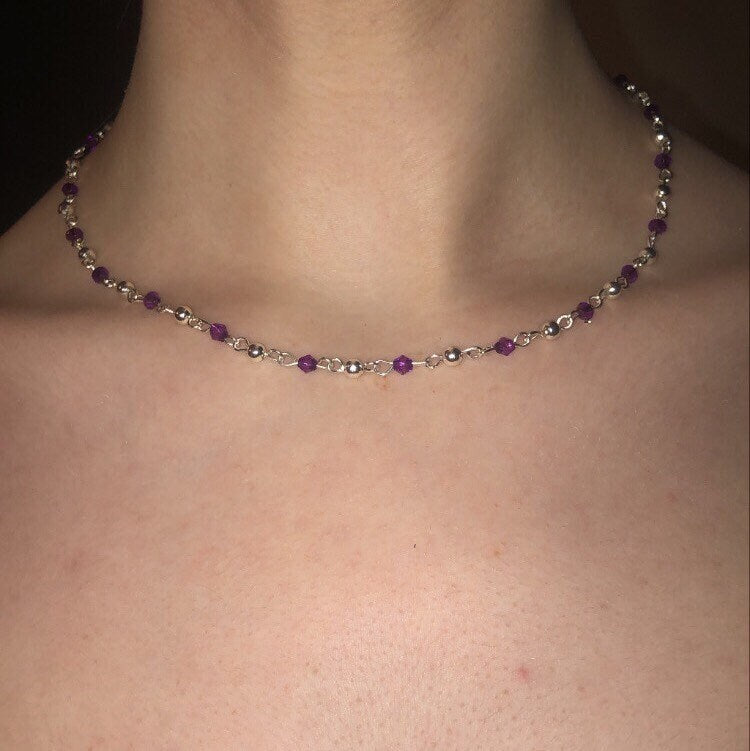 Purple Fairy Necklace